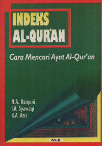 Image of Indek Al-Qur'an (Cara Mencari Ayat Al-Qur'an)